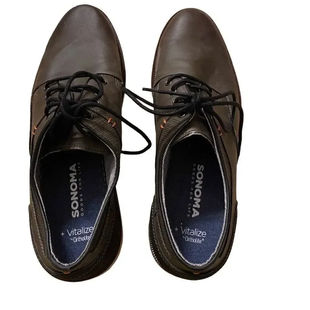 Sonoma Lace Oxford Brown Vitalize by Ortholite Sole 10.5